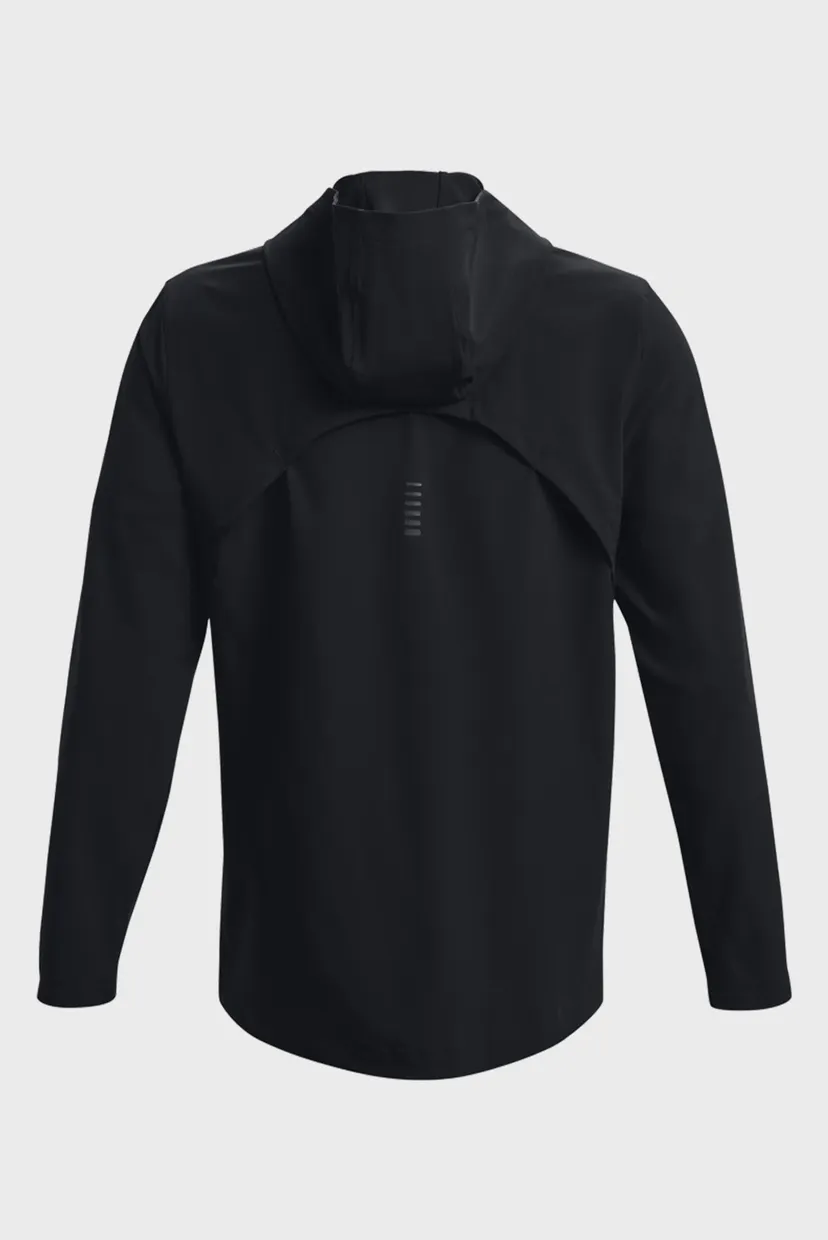 Чоловіча чорна вітровка OUTRUN THE STORM JACKET 11
