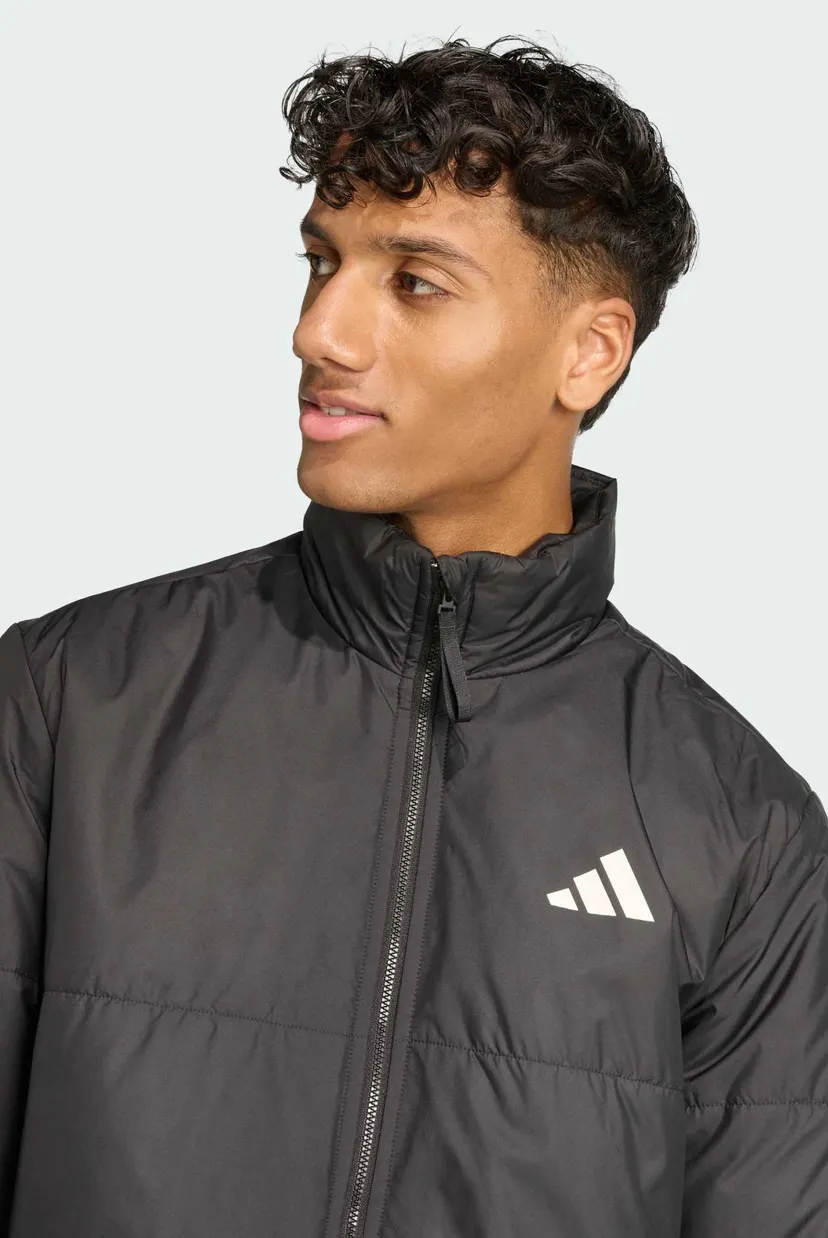 Чоловіча чорна куртка BSC Climawarm 3-Stripes Insulated 4