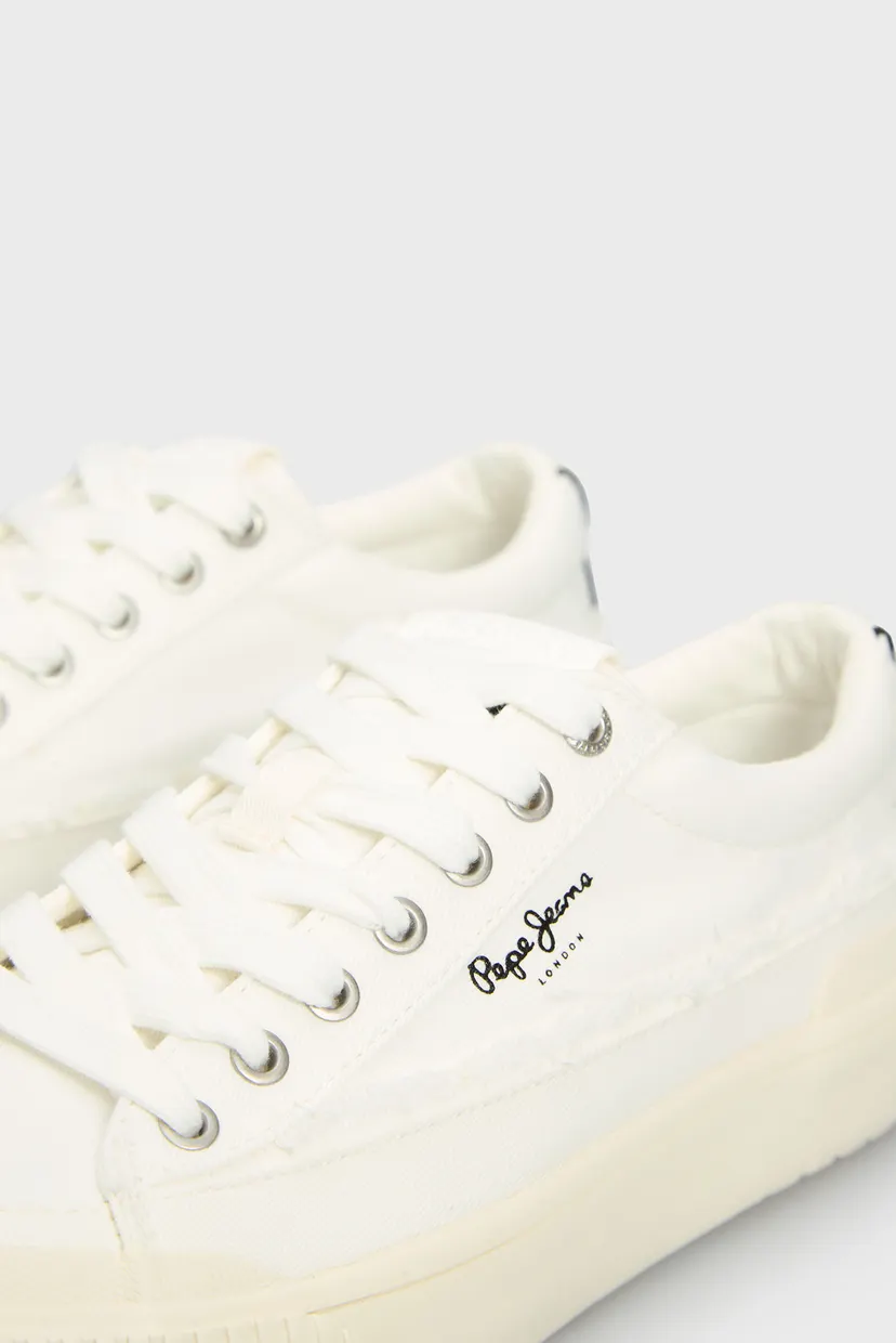 Жіночі білі джинсові кеди BEN FRESH W Pepe Jeans PLS31589 — MD-Fashion