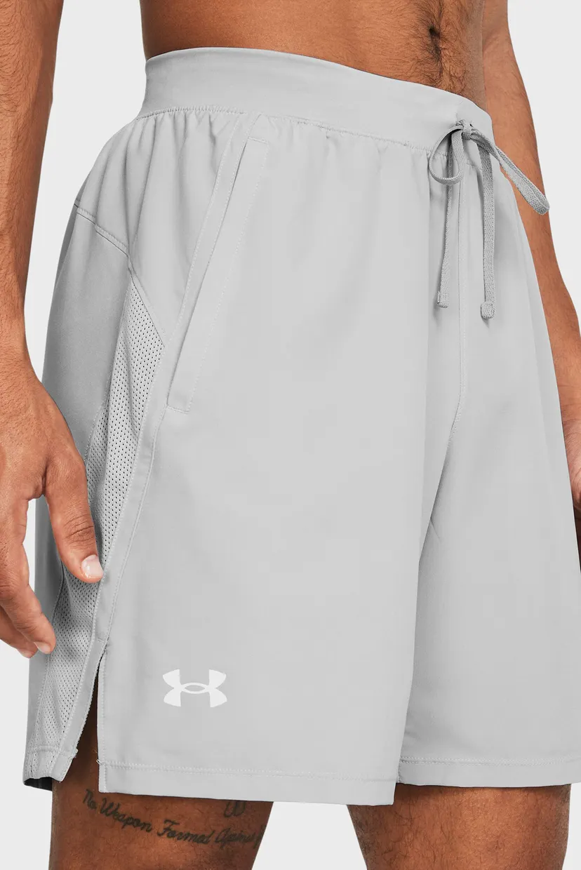 Мужские светло-серые шорты UA LAUNCH 7'' UNLINED SHORTS 4