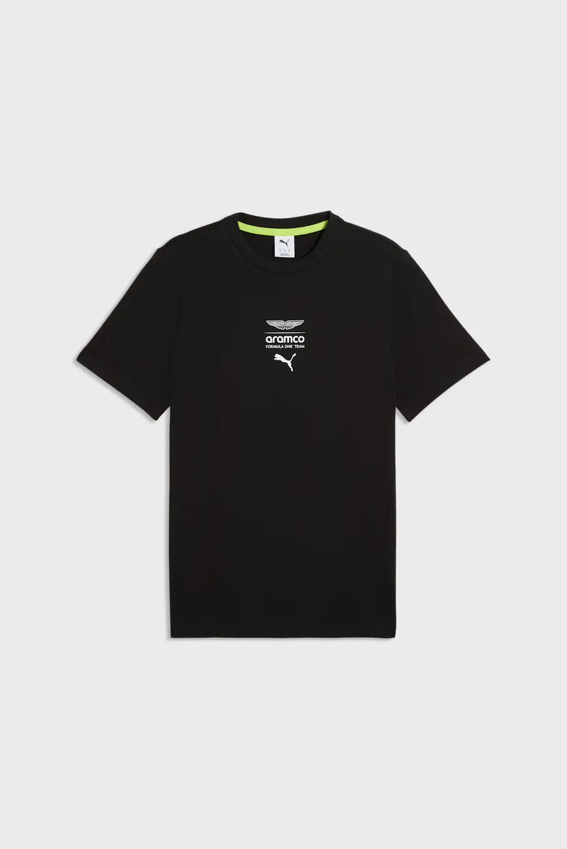 Чоловіча чорна футболка PUMA x ASTON MARTIN ARAMCO F1® TEAM Essentials Tee Men 4