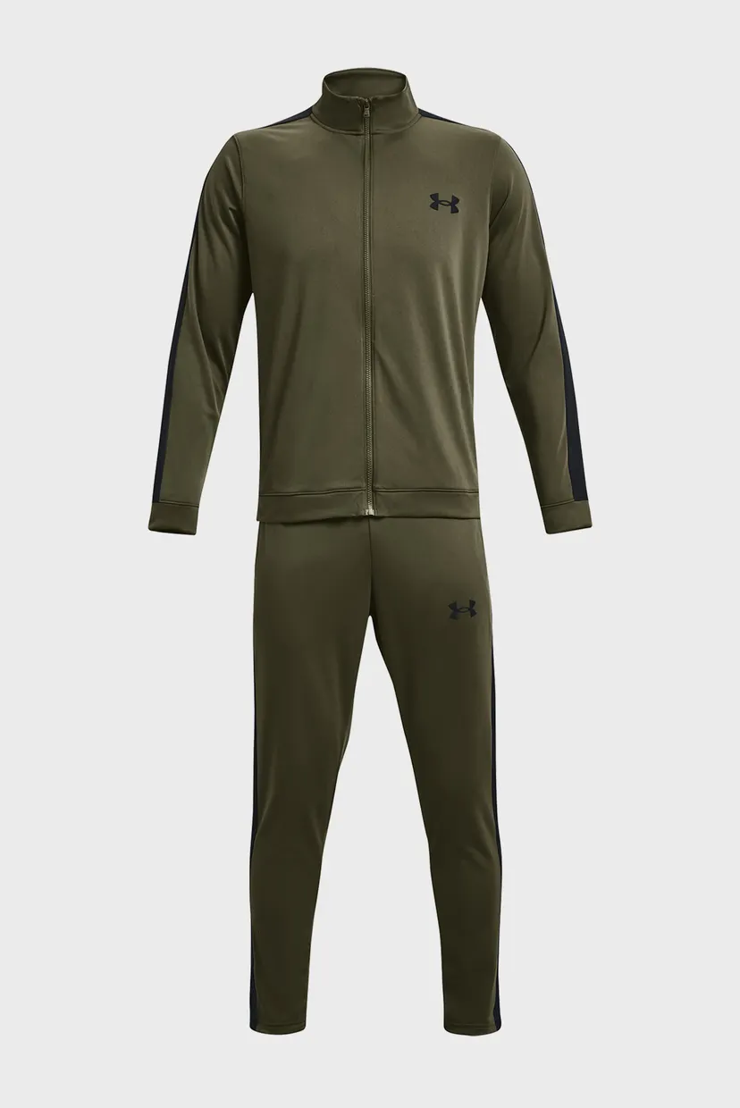 Мужской зеленый спортивный костюм (кофта, брюки) UA Knit Track Suit 5