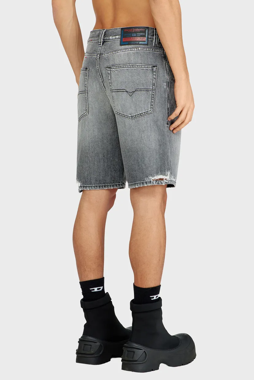 Чоловічі сірі джинсові шорти REGULAR-SHORT 3