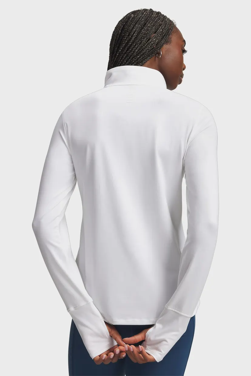 Жіноча біла спортивна кофта UA Launch Pro Half Zip 3