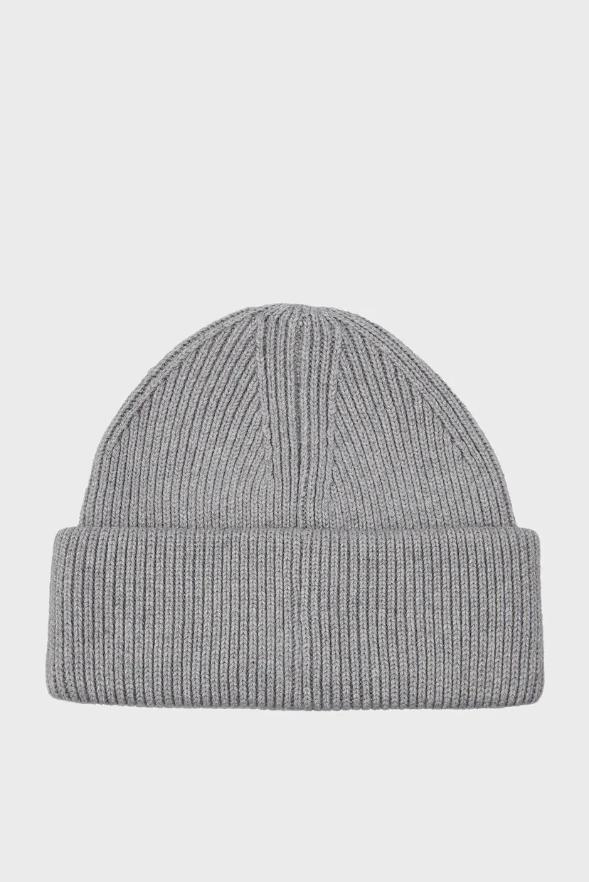 Чоловіча сіра шапка ARCHIVE SHIELD COTTON BEANIE 3