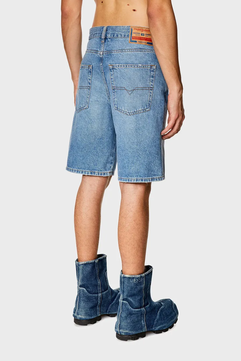Мужские голубые джинсовые шорты REGULAR-SHORT CALZONCINI 3