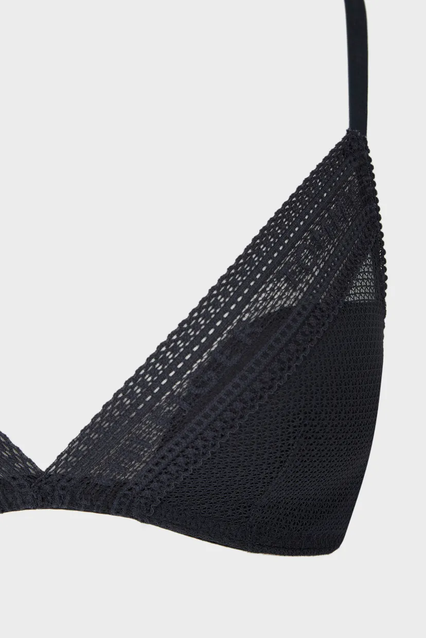 Женский темно-синий бюстгальтер 4