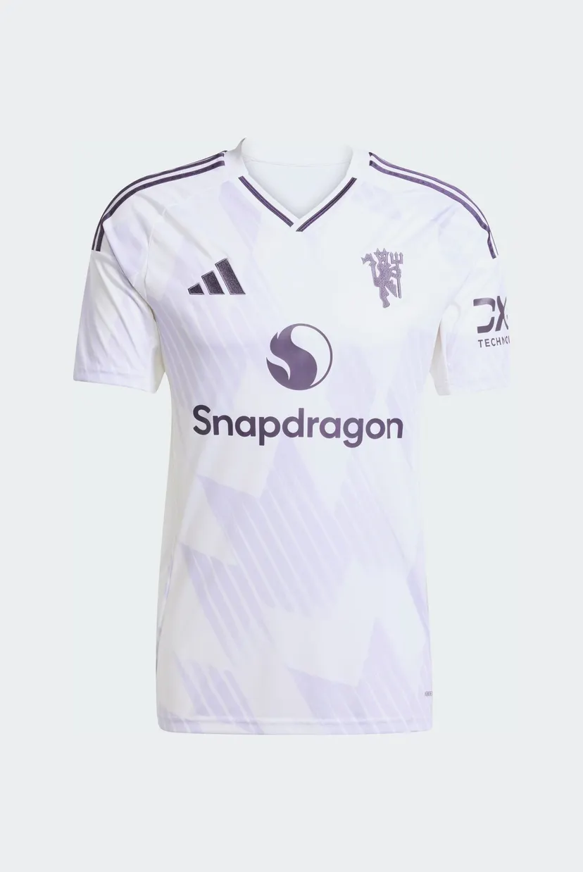 Мужская белая футболка Manchester United 25/26 Away 6