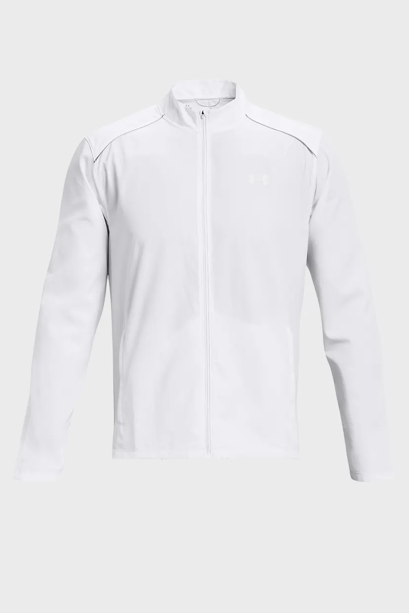 Чоловіча біла вітровка UA STORM RUN JACKET 3