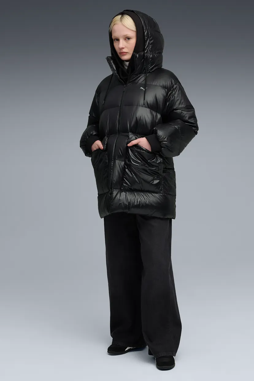 Жіночий чорний пуховик Style Hooded Down Jacket Women PUMA 688389