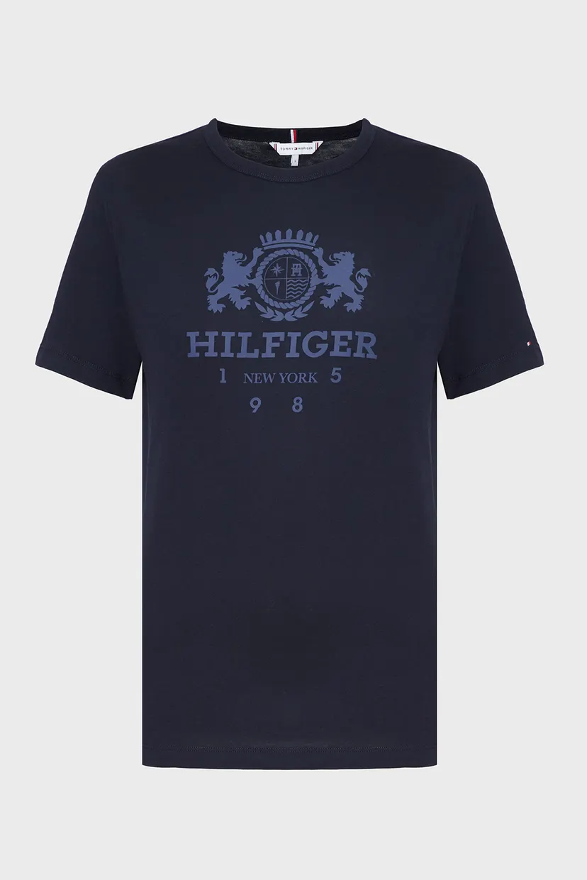 Жіноча темно-синя футболка REG VARSITY CREST C-NK SS 6