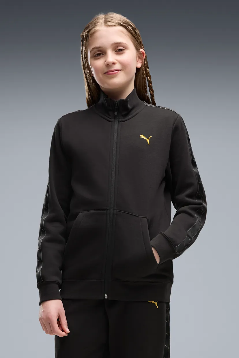 Дитячий чорний спортивний костюм (кофта, штани) Essentials tape Full-Zip Tracksuit Youth 3