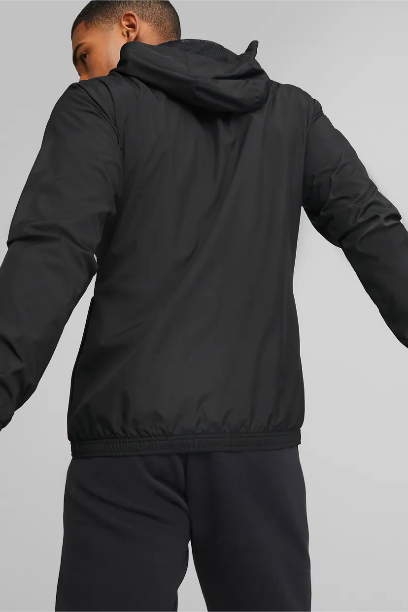 Чоловіча чорна вітровка teamRISE All-Weather Football Jacket Men 3