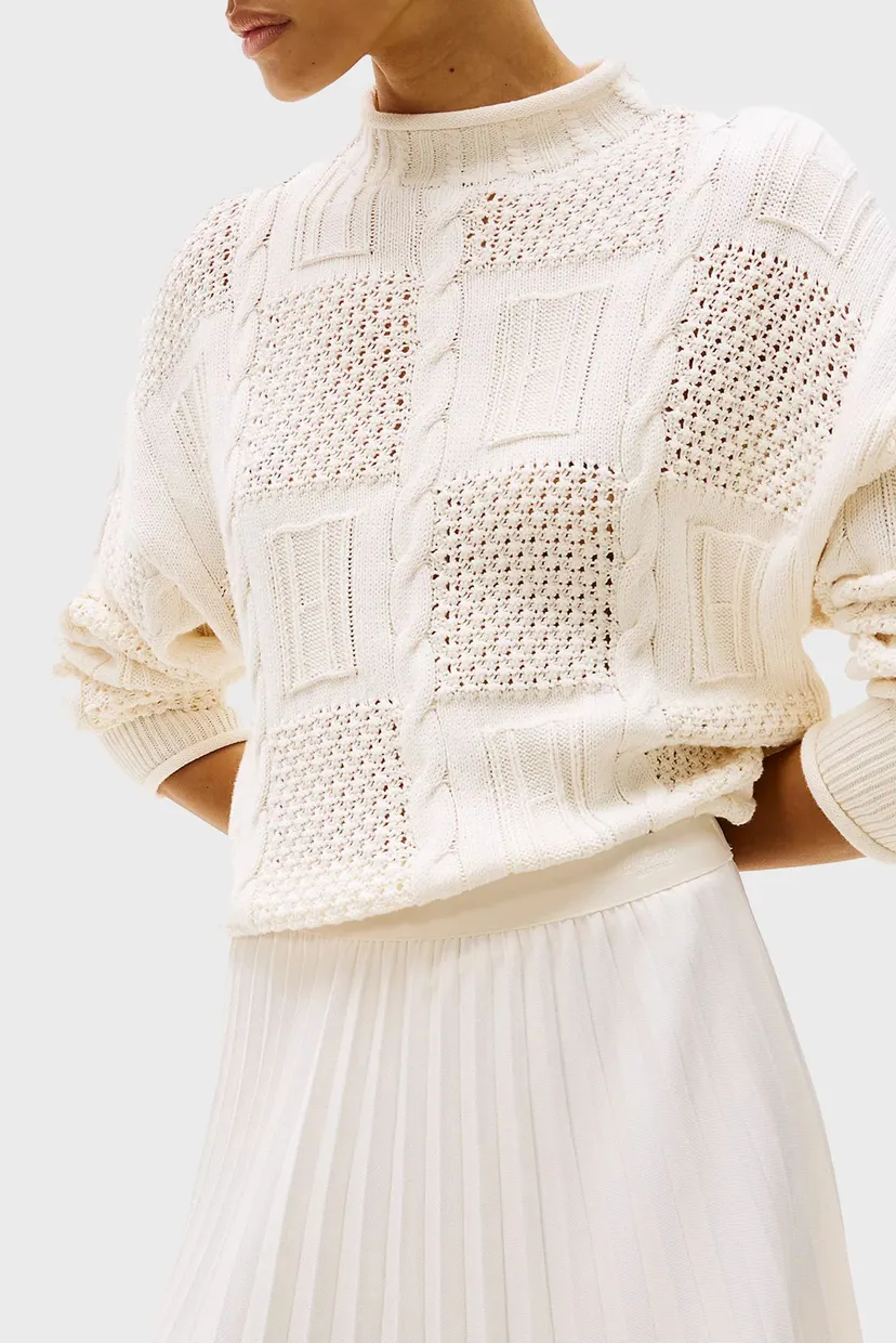 Жіноча біла плісирована спідниця FLUID PLEATED PULL ON 4