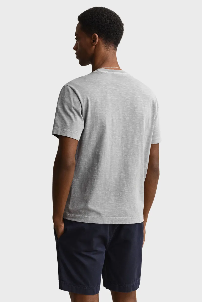 Мужская серая футболка WASHED SLUB 3
