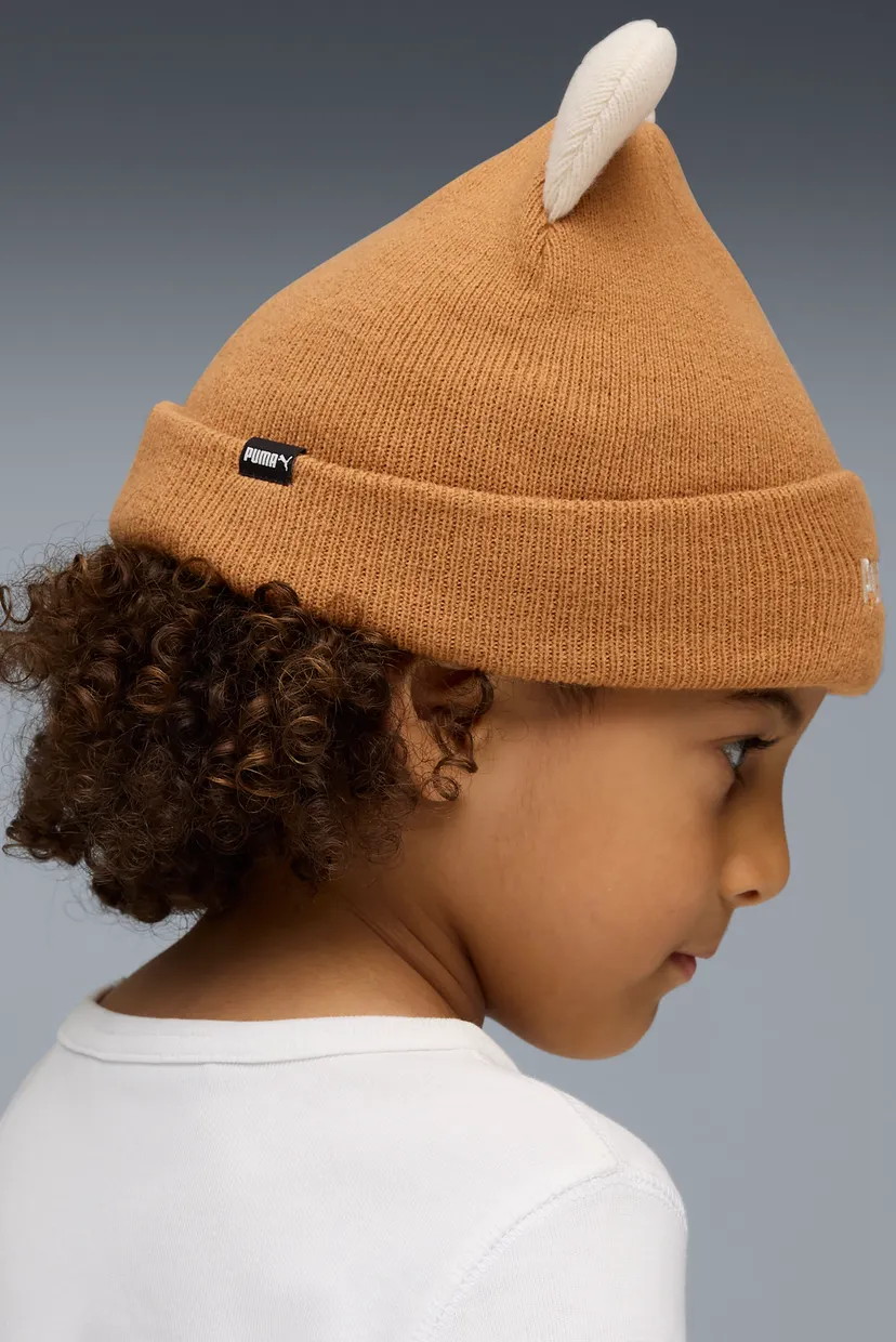 Детская рыжая шапка Animal Mid Crown Beanie Kids 4