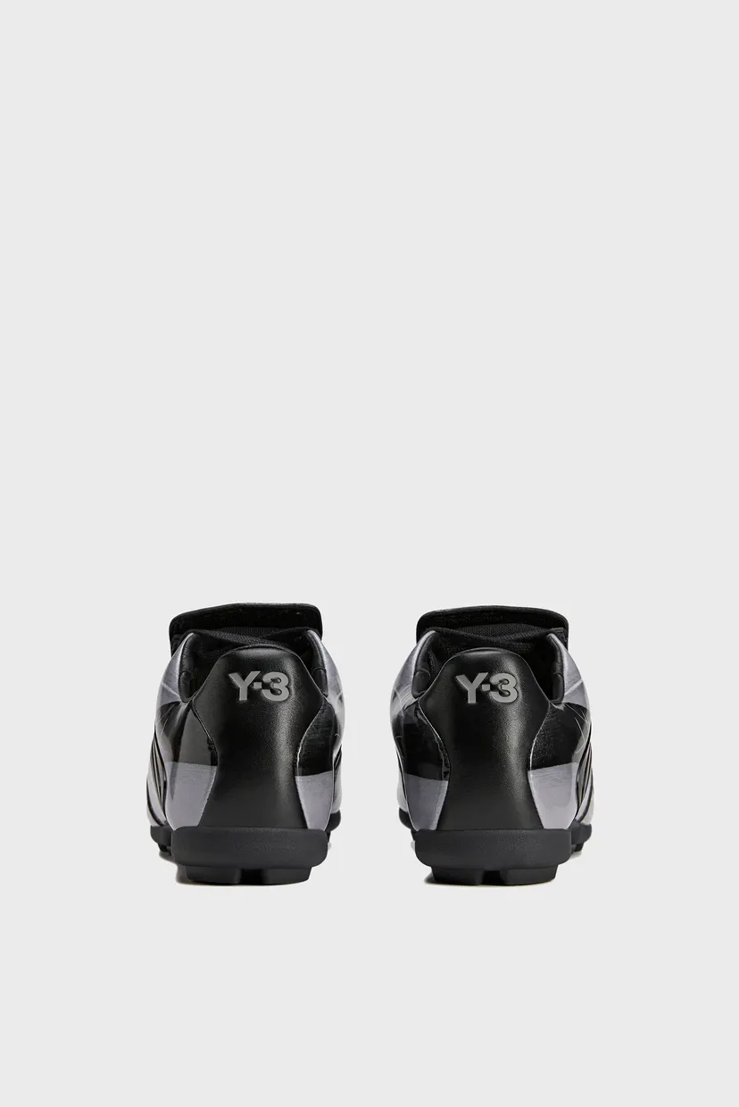 Сірі шкіряні кросівки Y-3 F50 BEAST 5