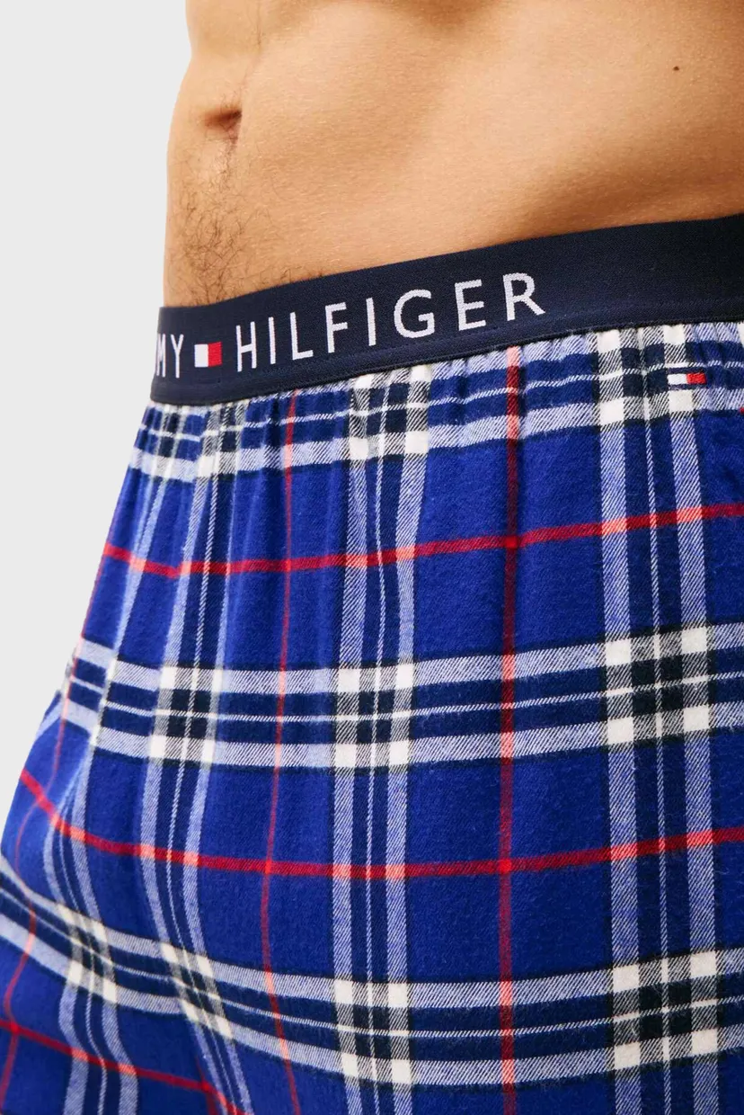 Чоловічі сині картаті брюки FLANNEL 4