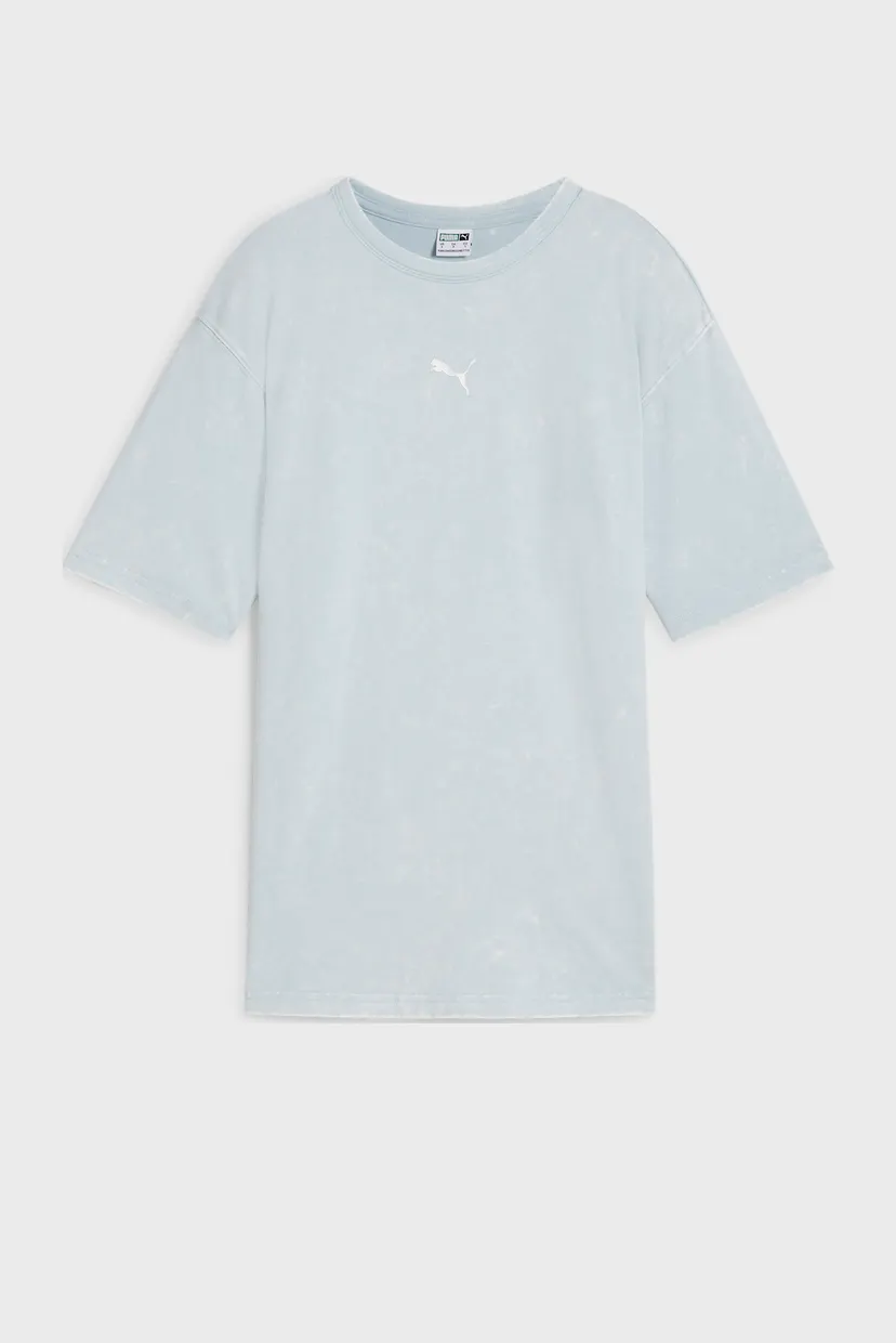 Жіноча блакитна футболка DARE TO Relaxed Washed Tee Women 4