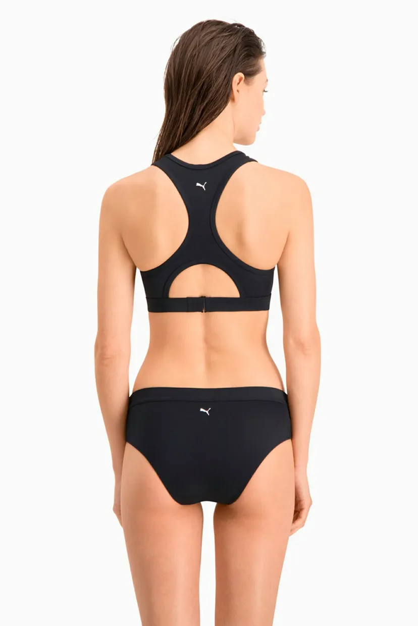 Жіночий чорний топ від купальника PUMA Swim Women Racerback Swim Top 3