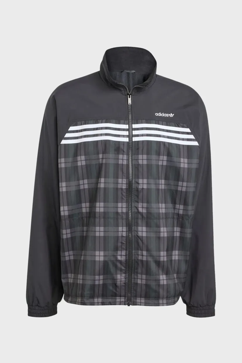 Мужская черная спортивная кофта Tartan Loose 6