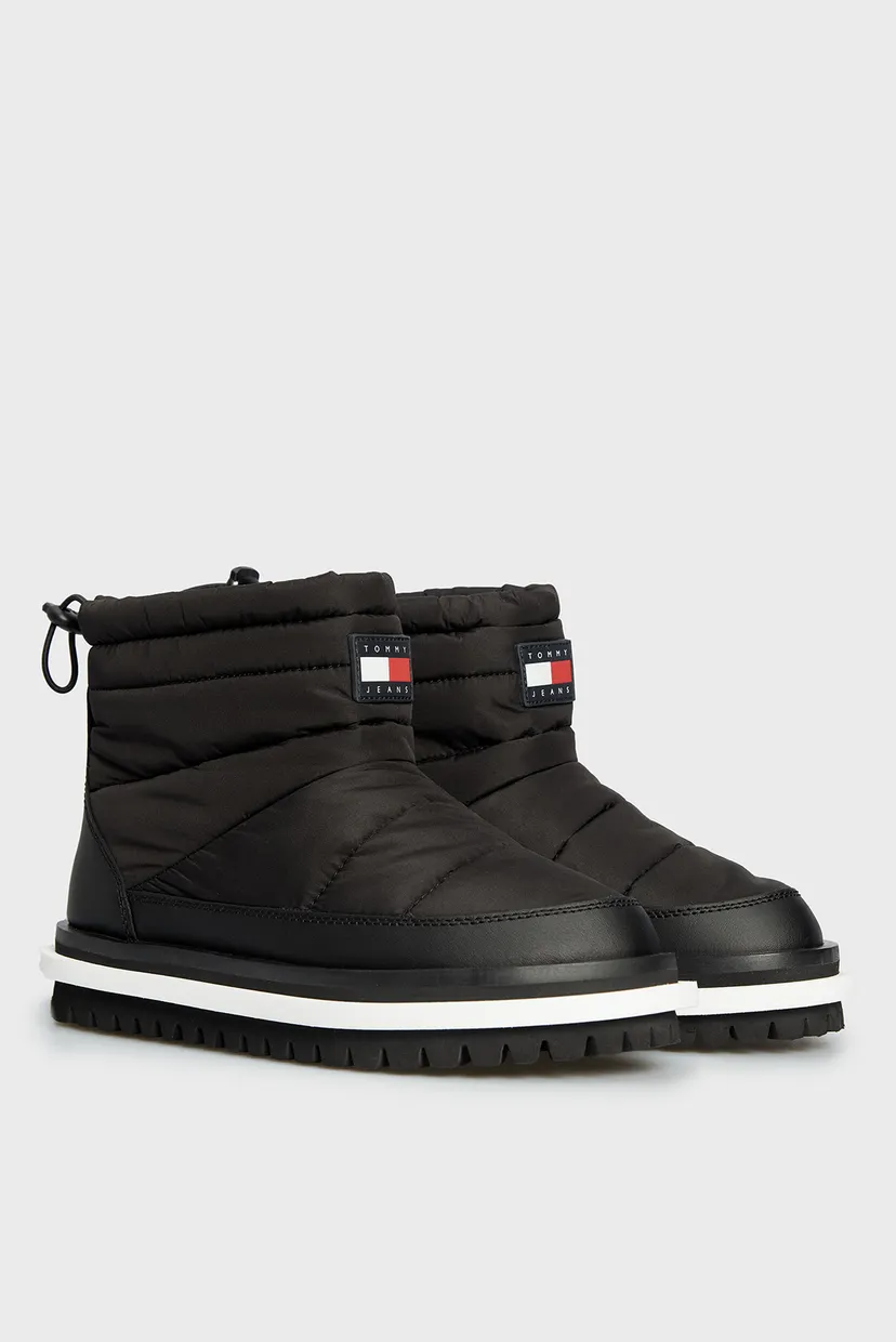 Жіночі чорні дутики TJW PADDED FLAT BOOT 3