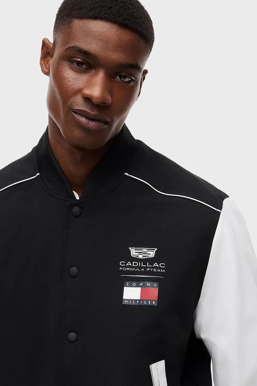 Чоловічий чорний бомбер TH x Cadillac Formula 1® Team 4