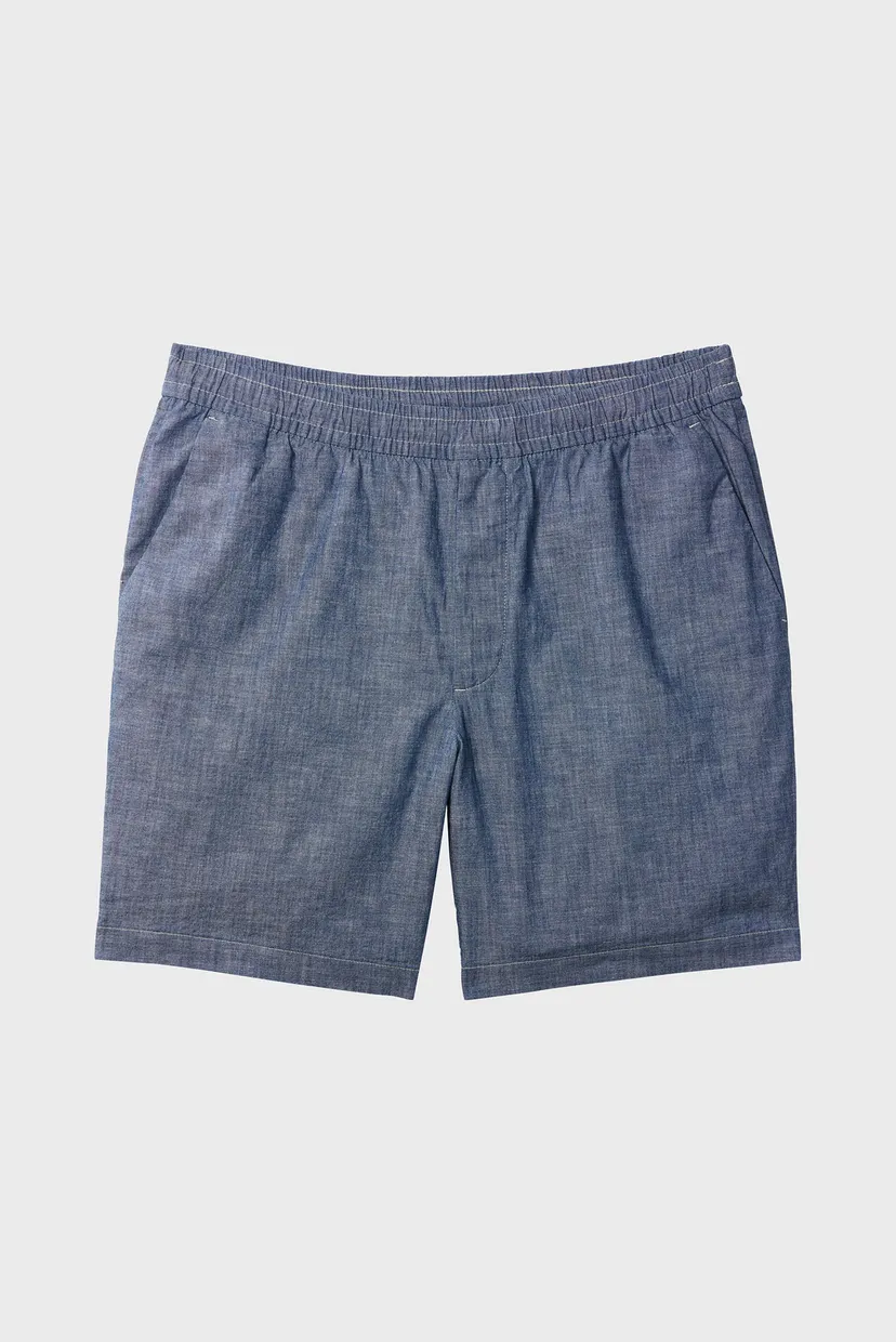 Чоловічі сині шорти CHAMBRAY 6