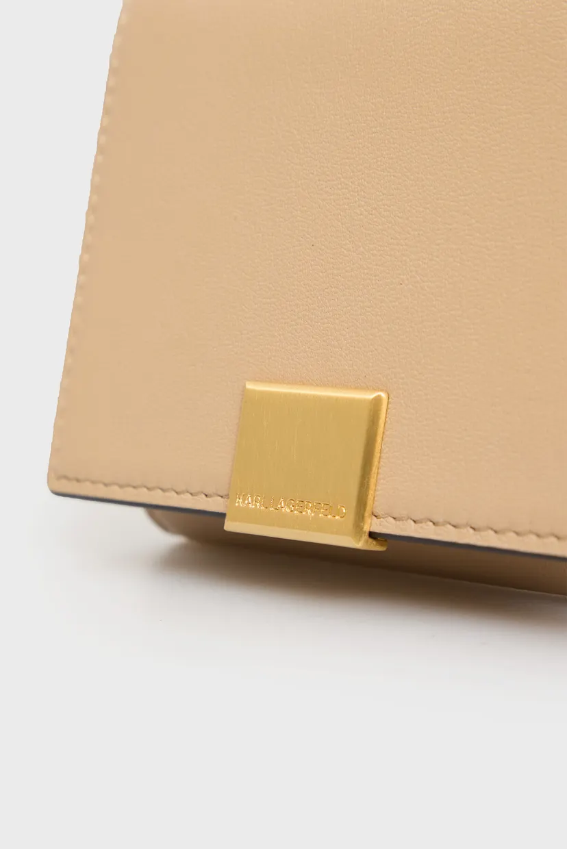Жіночий бежевий шкіряний гаманець FOREVER TRIFOLD 5