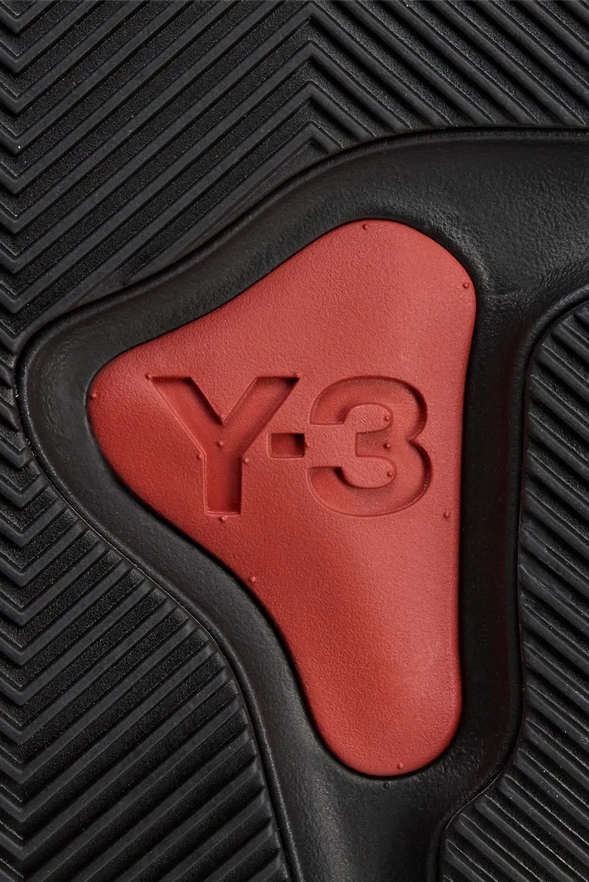 Чорні шкіряні кросівки Y-3 Kaiwa 9