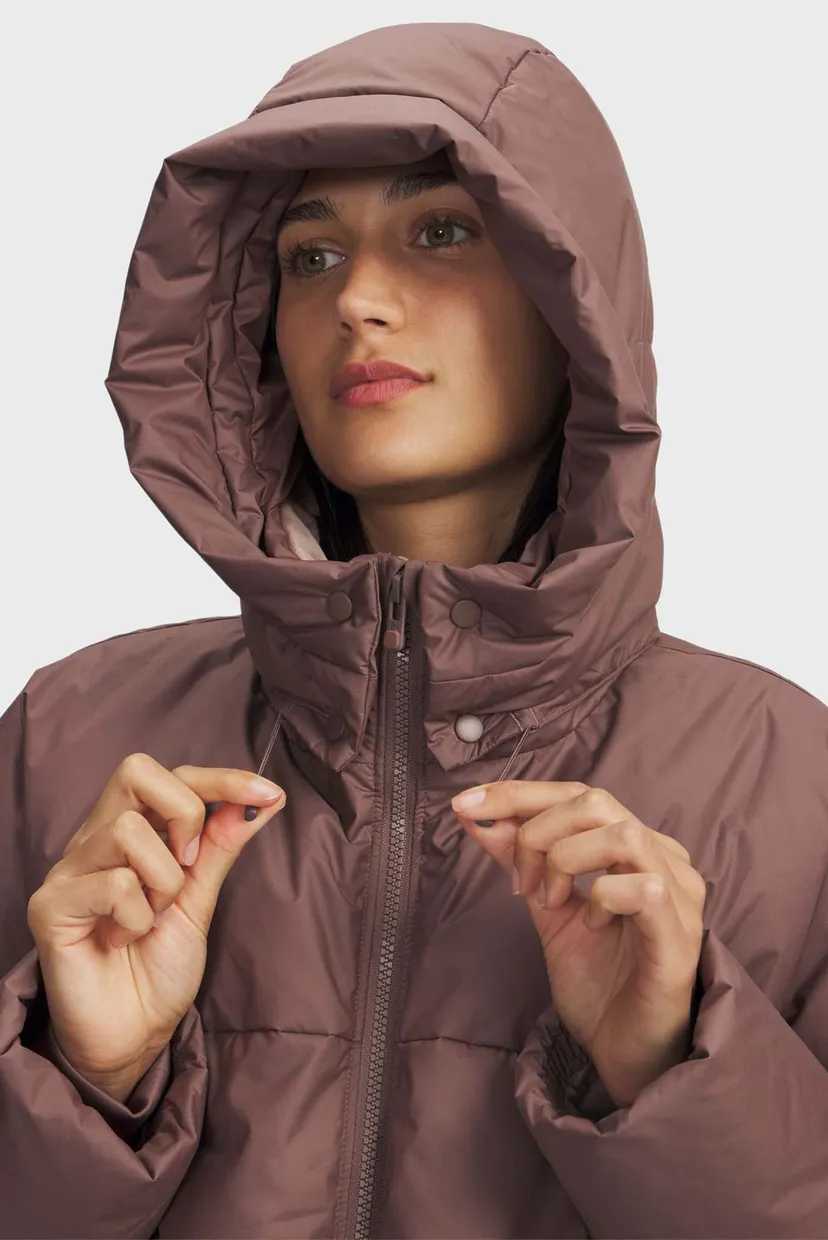 Женский коричневый пуховик Limitless Down Puffer Jacket 4