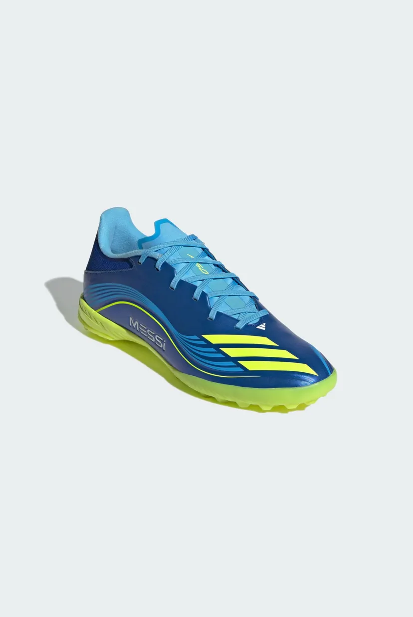 Синие сороконожки F50 Messi League Turf 4