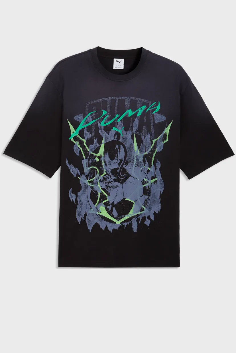 Чоловіча чорна футболка PUMATECH-X Graphic Tee Men 4