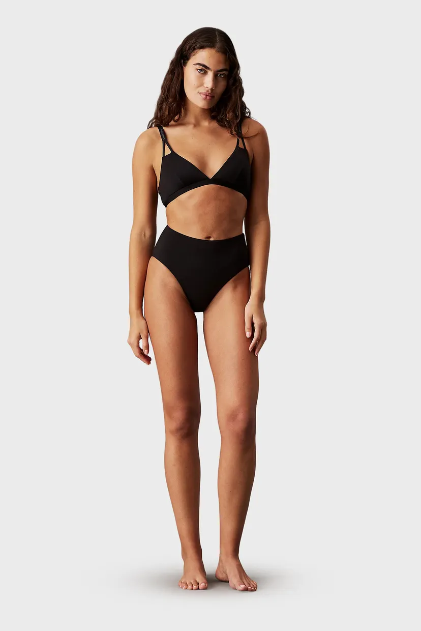 Женские черные трусики от купальника HIGH WAIST 3
