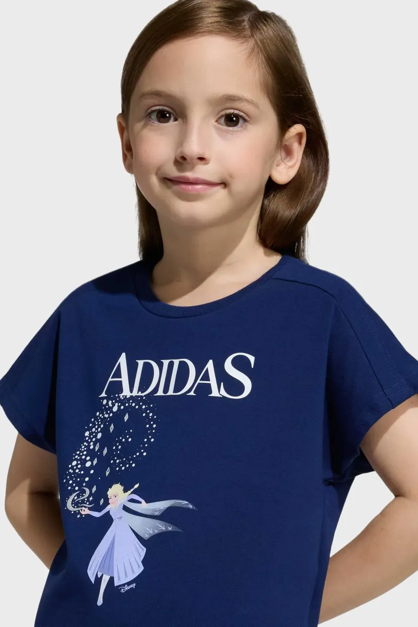 Дитяча синя футболка ADIDAS DISNEY FROZEN 4