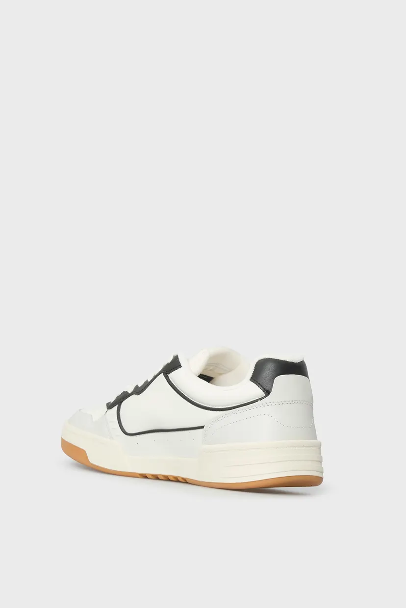 Мужские белые кожаные сникерсы CUPSOLE ELEVATED 5