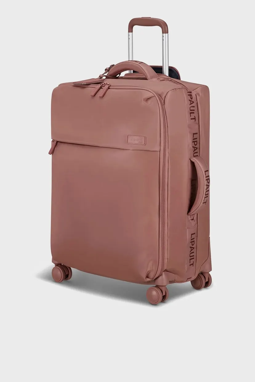 Женский пудровый чемодан 63 см PLUME ROSE BEIGE 3