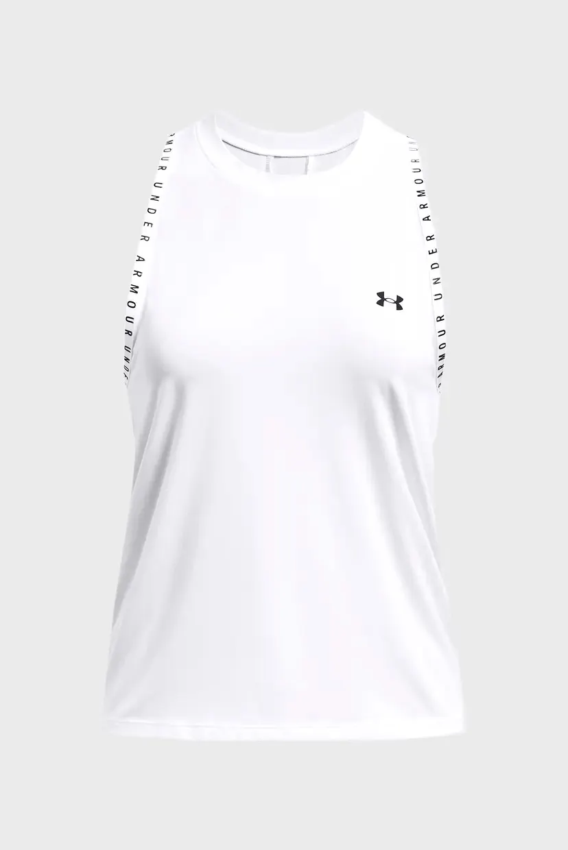 Женская белая майка Knockout Novelty Tank 5