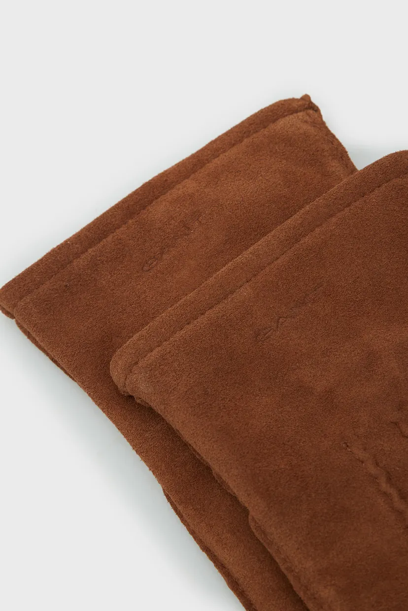 Чоловічі коричневі замшеві рукавички CLASSIC SUEDE GLOVES 3