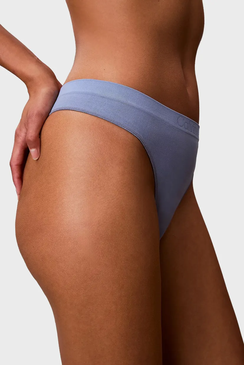Жіночі сині трусики THONG 6
