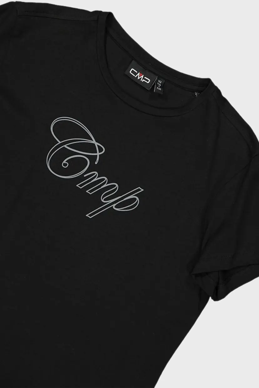 Жіноча чорна футболка STRETCH JERSEY 3