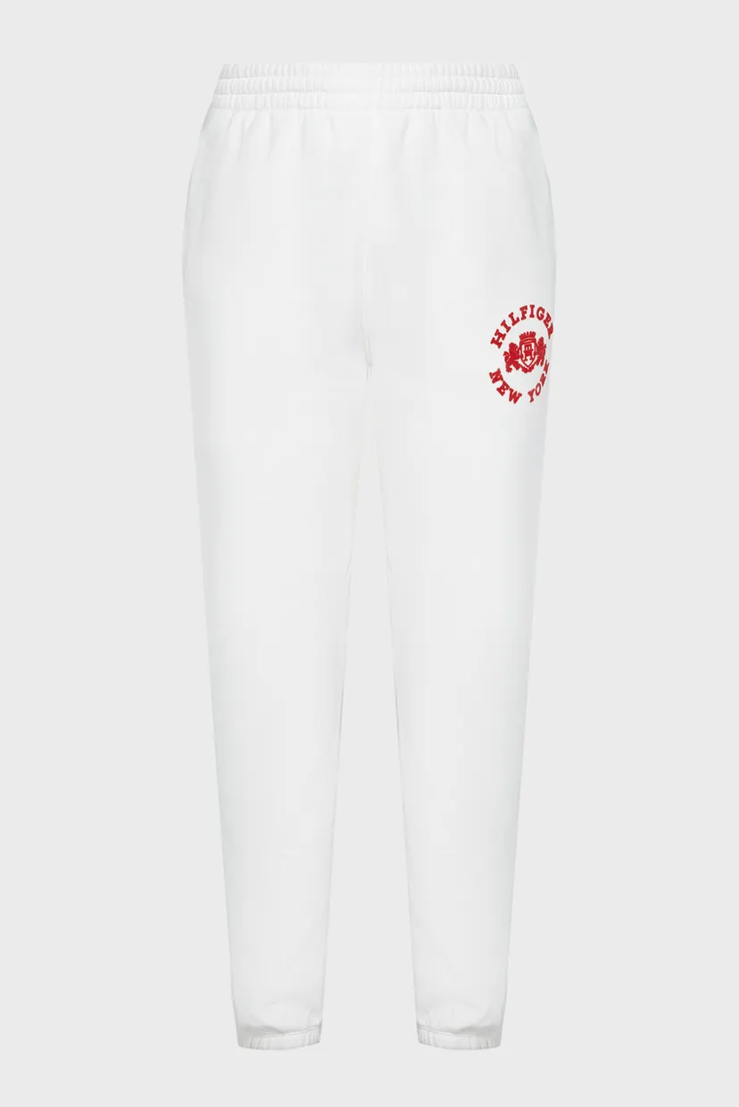 Женские белые спортивные брюки VARSITY FLOCK 5
