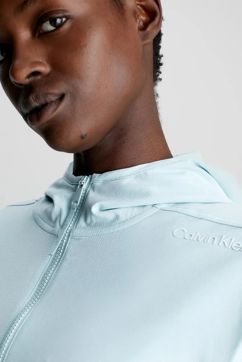 Женский голубой анорак Zip Anorak 4