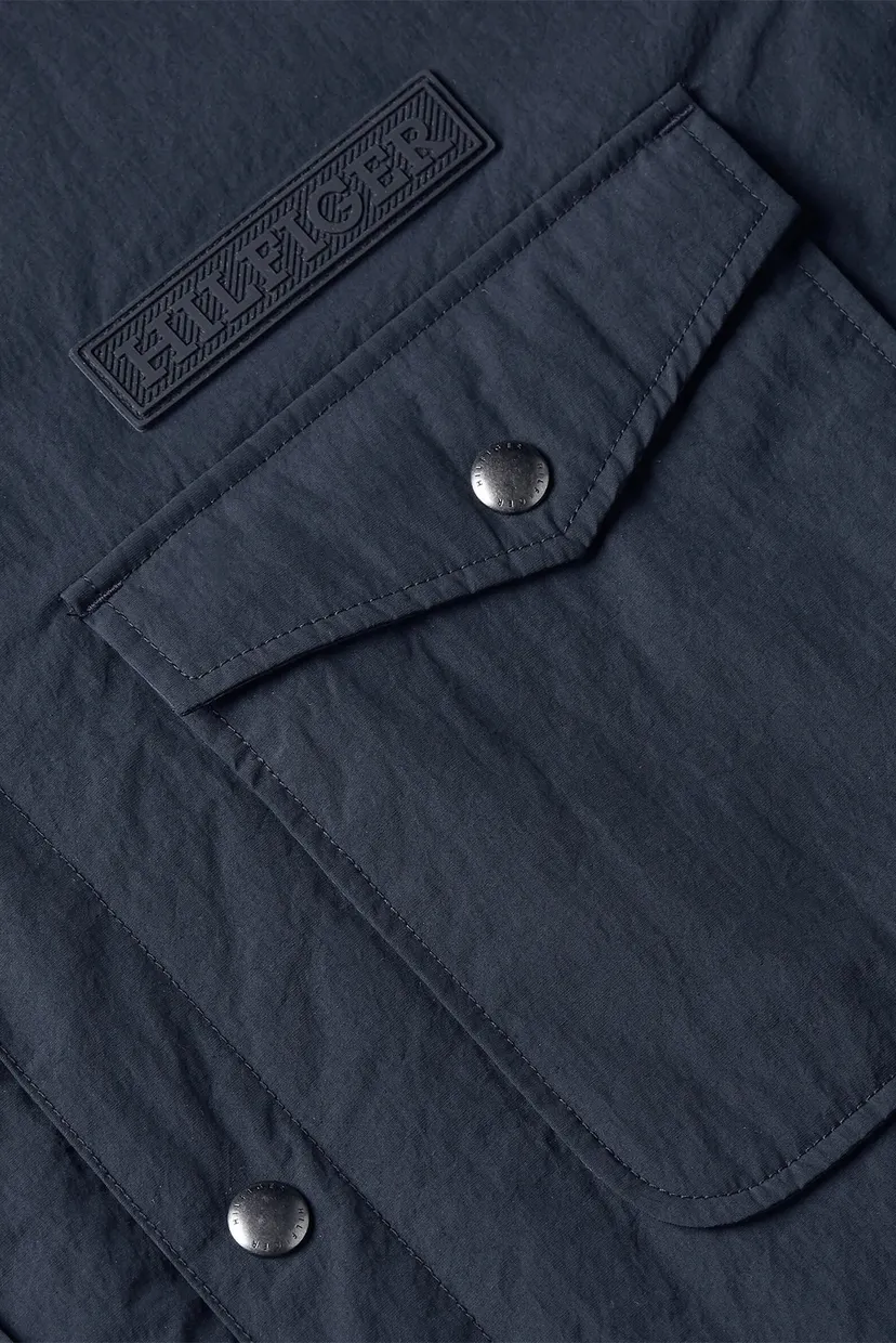 Чоловіча темно-синя сорочка-пальто NYLON OVERSHIRT 4