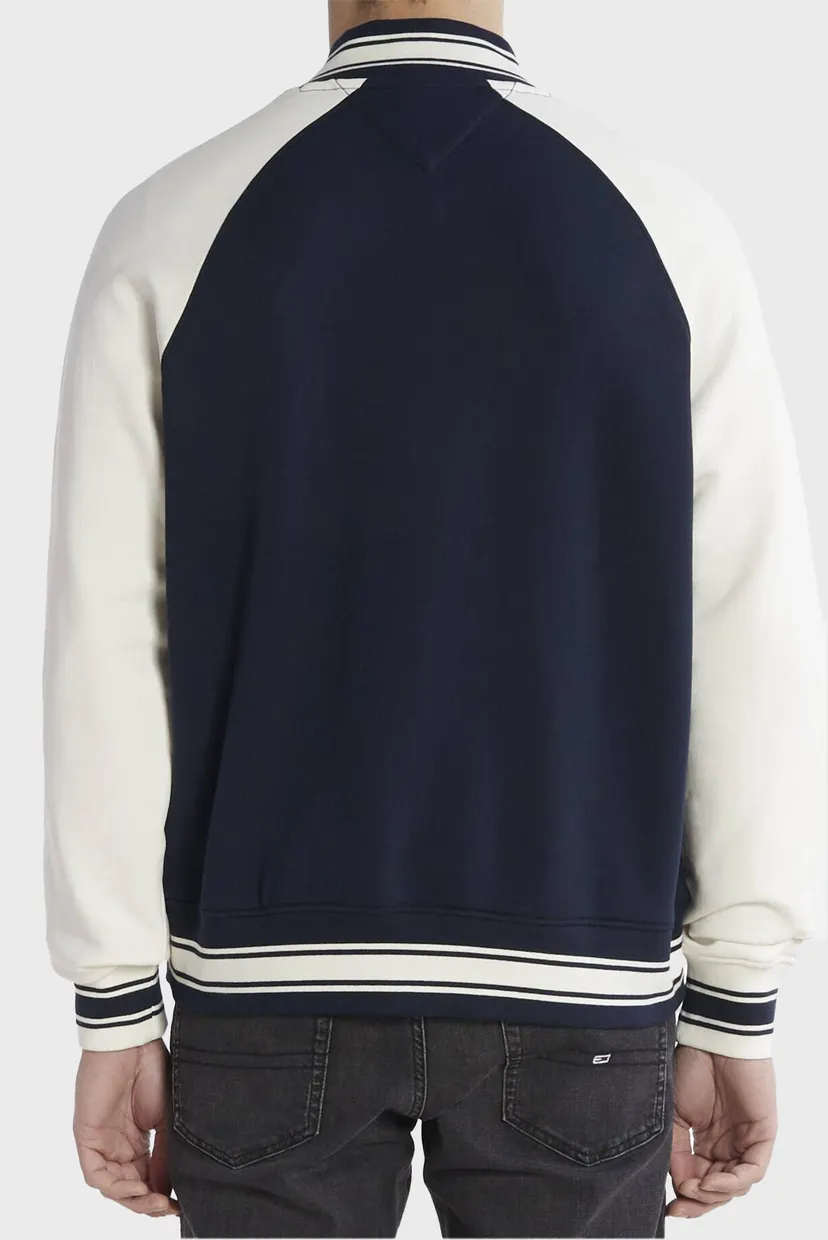 Мужской темно-синий бомбер TJM OVZ VARSITY BOMBER JACKET 3