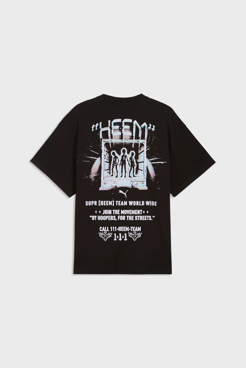Чоловіча чорна футболка Melo x Hive Tee Men 5
