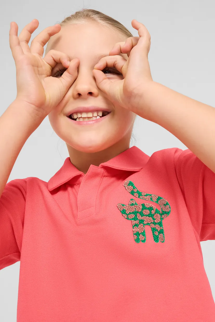 Дитяче коралове поло Cats Club Pique Polo Kids 4