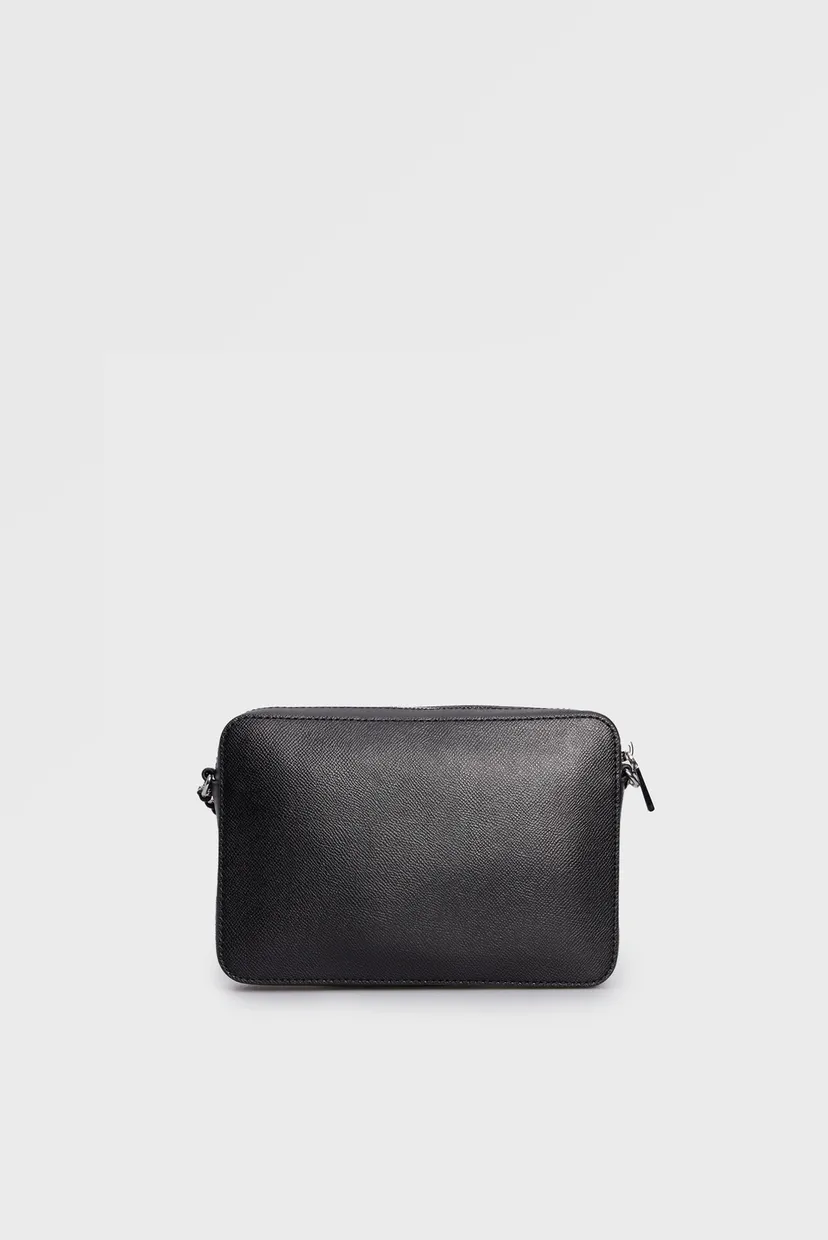 Женская черная кожаная сумка JET SET LG EW CROSSBODY 4