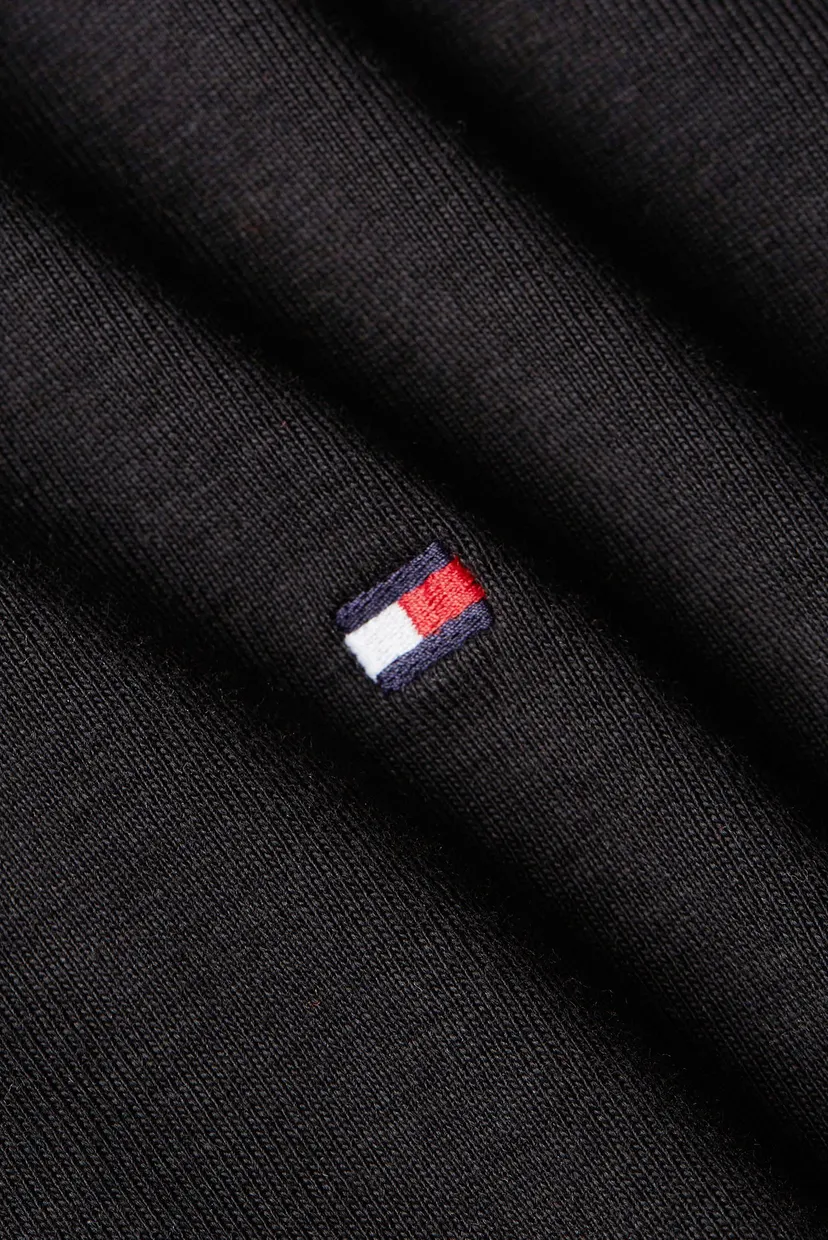 Жіноча чорна футболка SLIM CODY CROP MOCK-NK 5