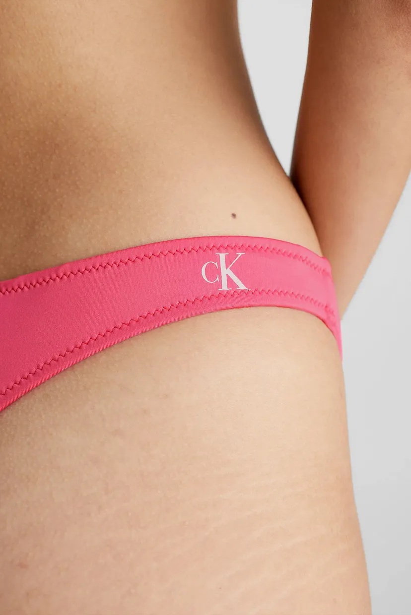 Жіночі рожеві трусики від купальника THONG 4